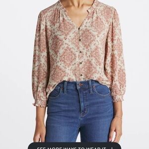 Mason & Belle floral tunic, 2X